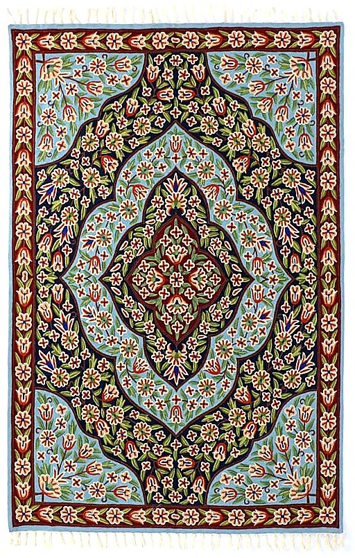 Handmade chain stitch rugs